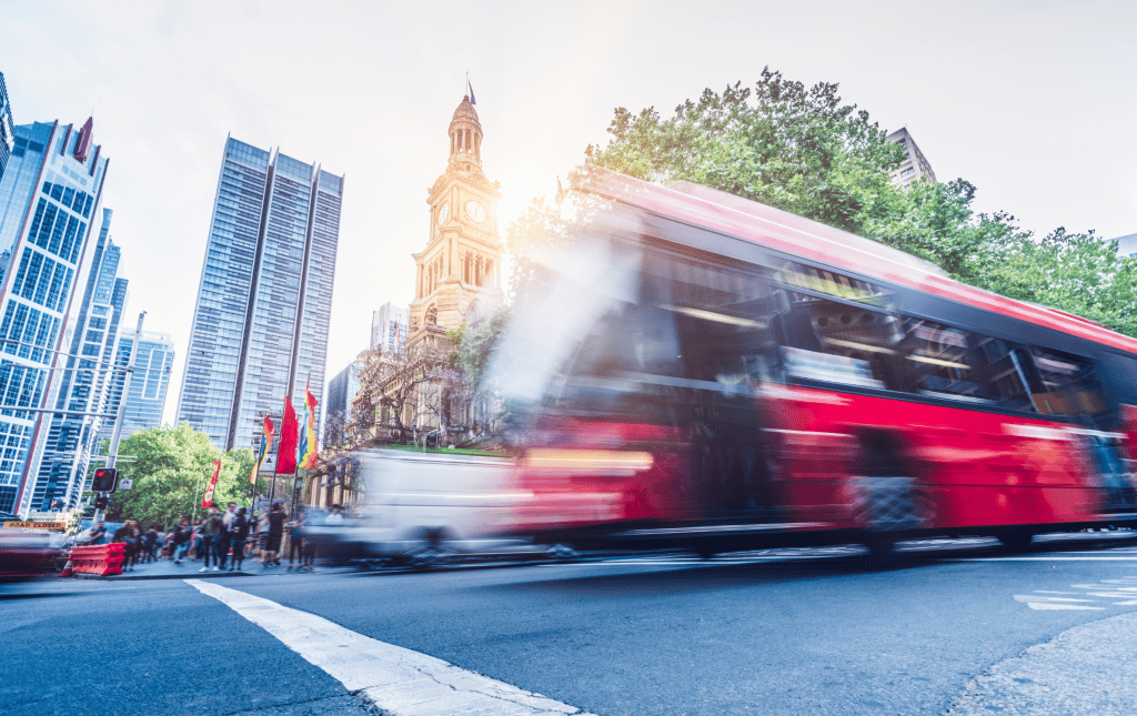 Sydney Bus Motion Blur