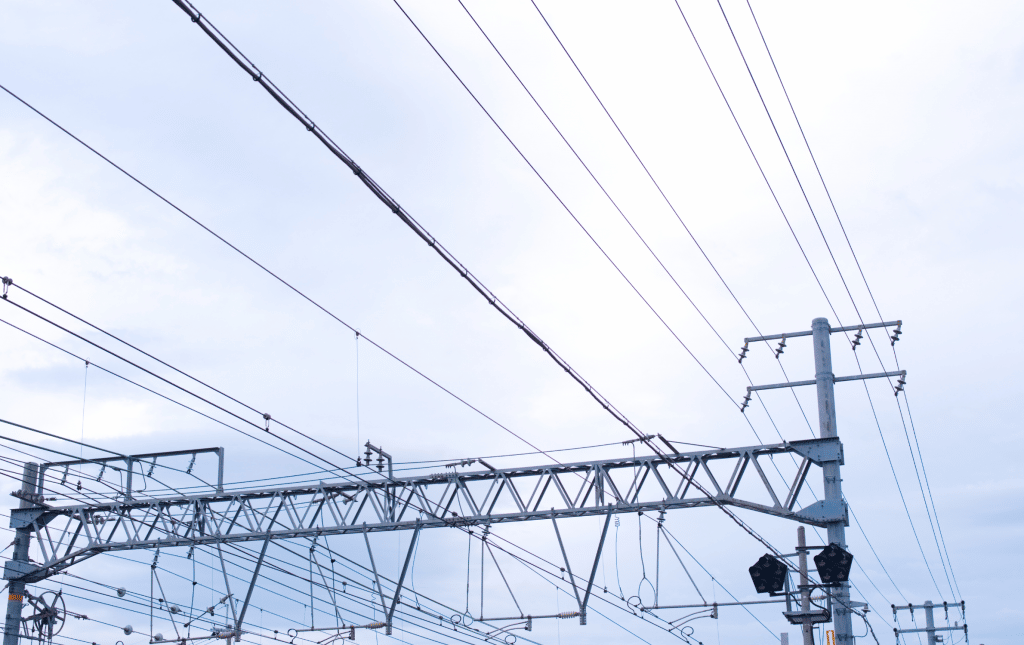 Rail power lines