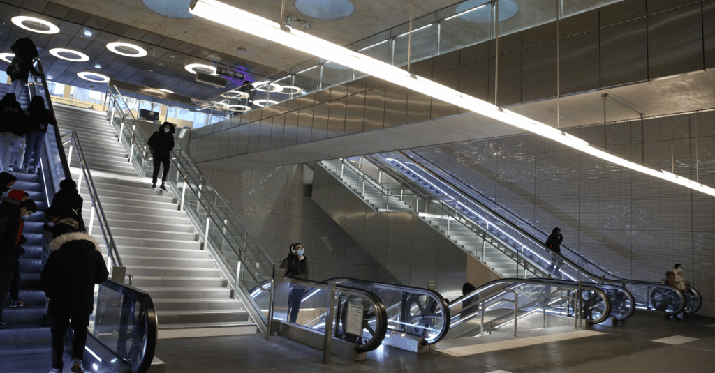 Inside Paris Station