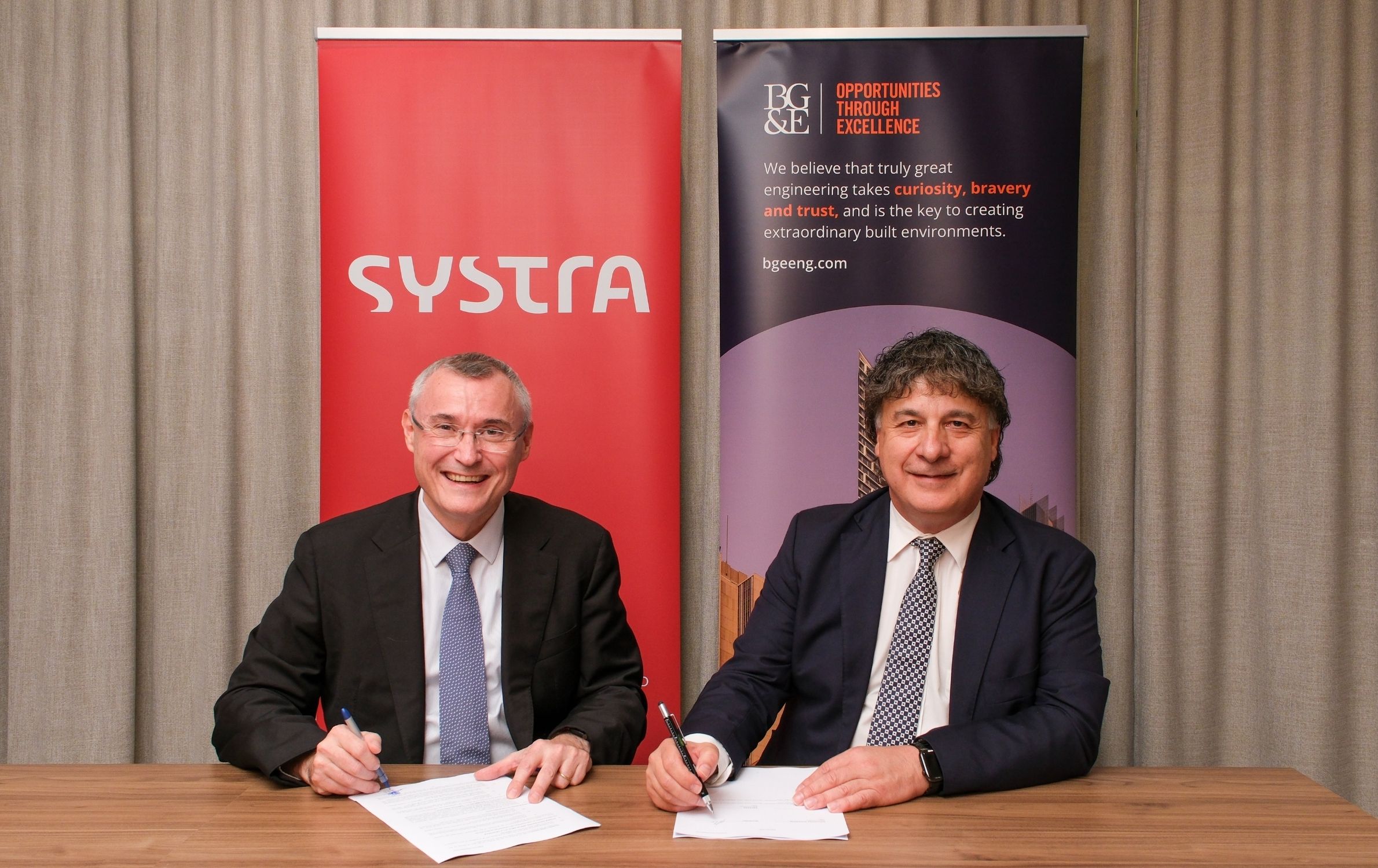 SYSTRA joins forces with BG&E to strengthen its presence in Australia and develop a global offering for complex buildings