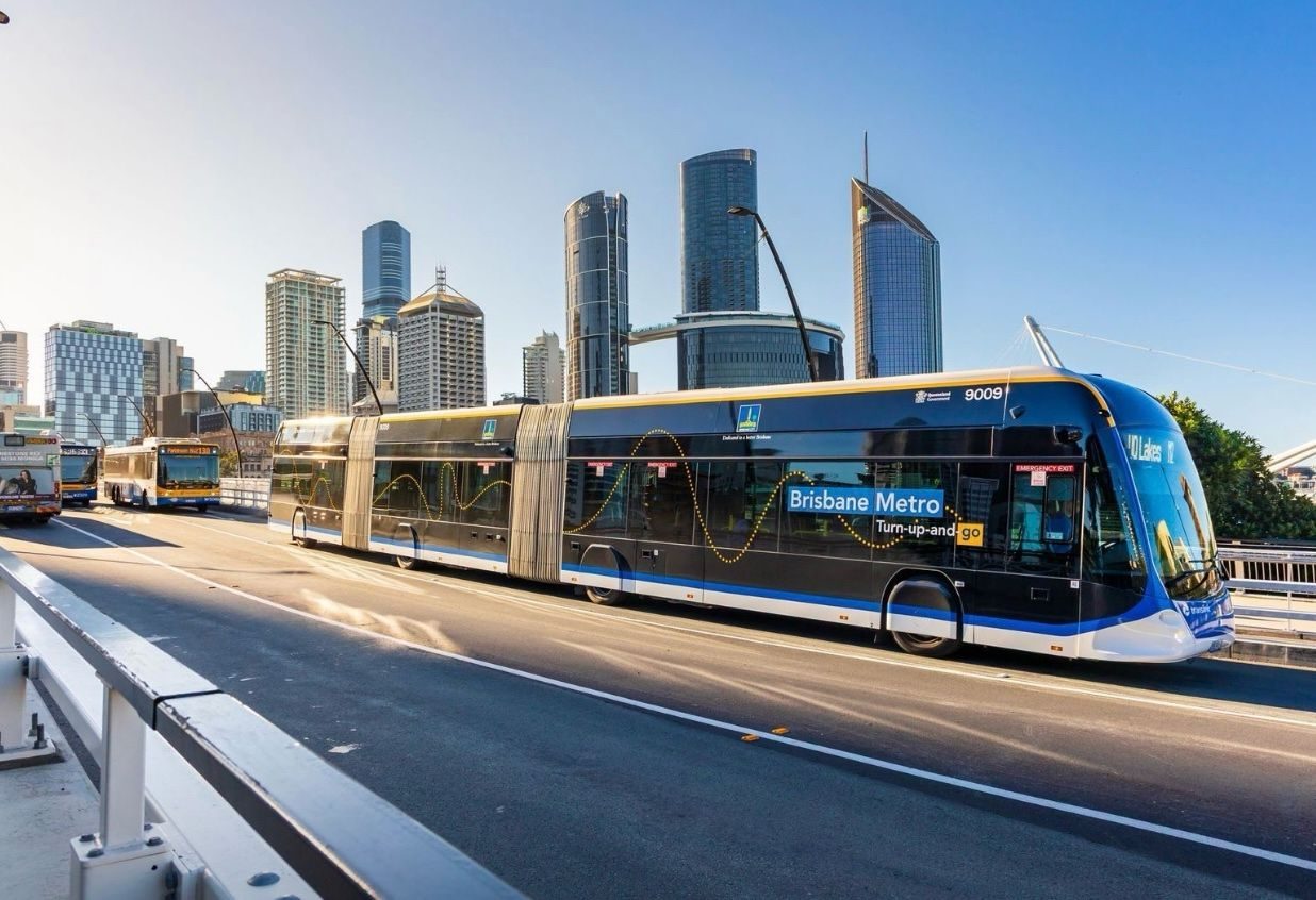 Brisbane Metro on the Victoria Bridge