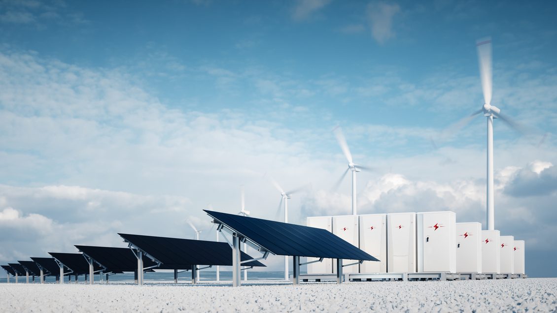 Solar, wind and battery storage