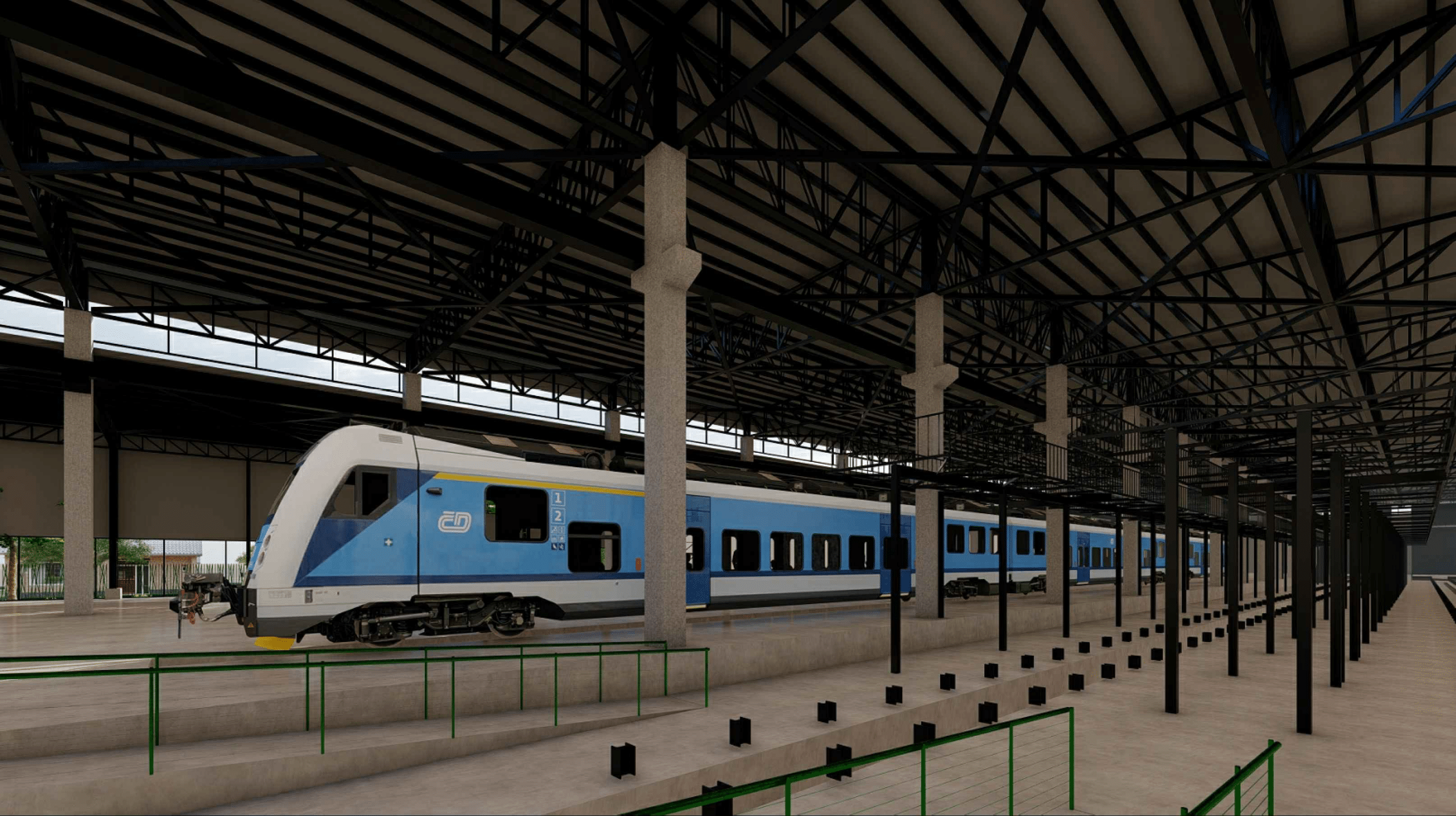 Un centre de maintenance ferroviaire conçu par SYSTRA au Chili