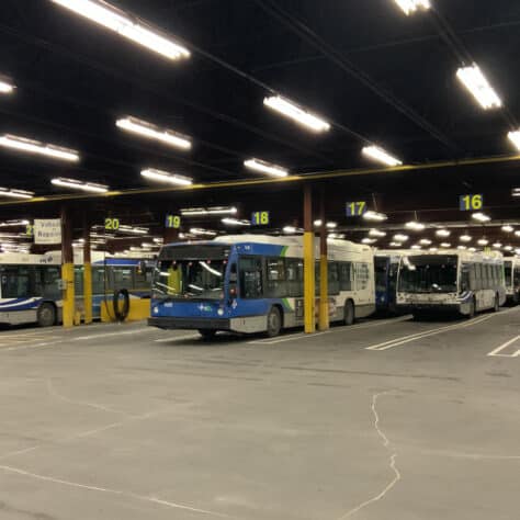 Phase IV de l’agrandissement du garage de la STL