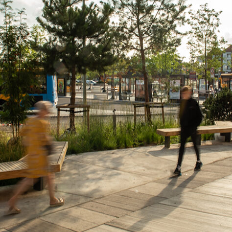 Banegårdspladsen i Ballerup