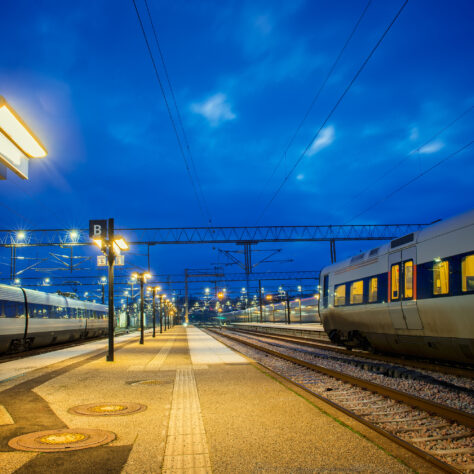 Fornyelse af perronbelysning i Jylland og på Fyn