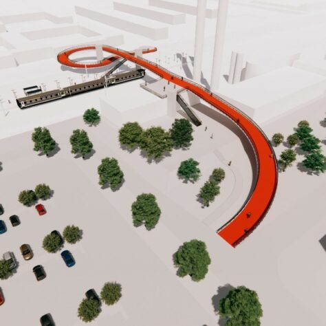 Cykel- og gangbro i Albertslund