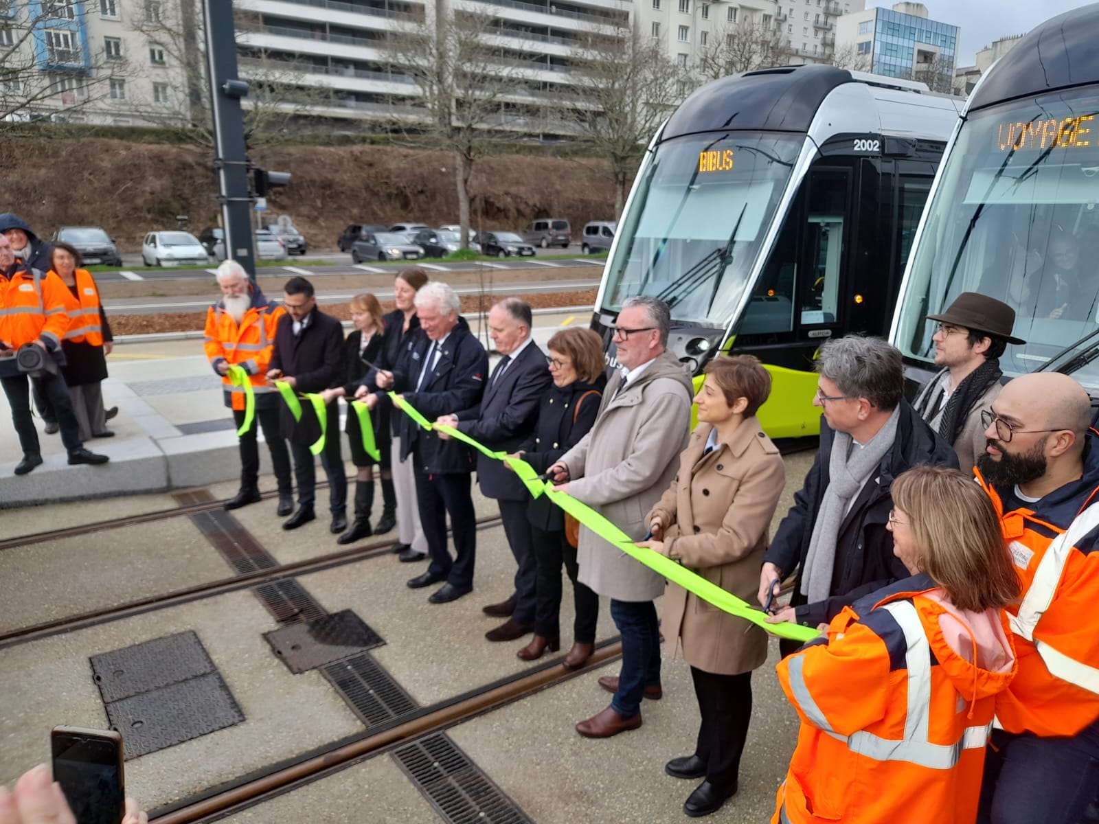 Brest inaugure son nouveau tramway et son nouveau BHNS conçus par SYSTRA