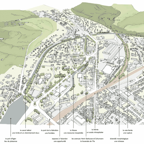 Programmation urbaine dans un écoquartier d’Agen