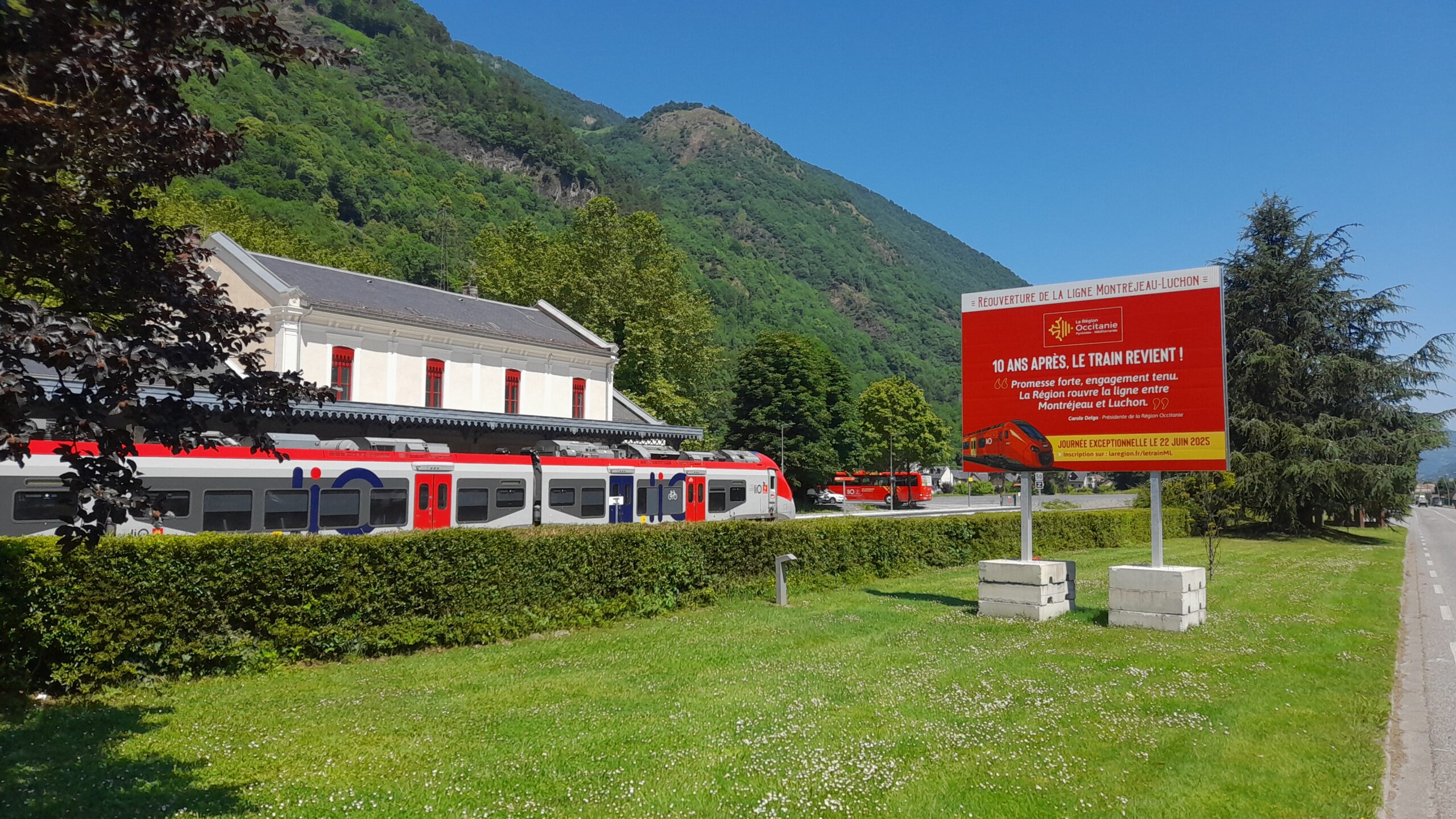 Réouverture de la ligne Montréjeau-Luchon