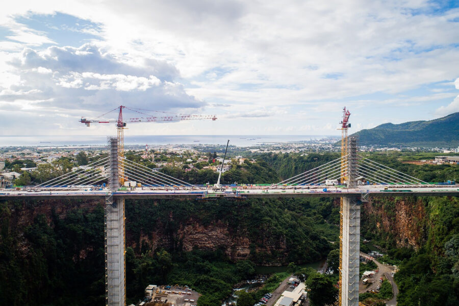 A1-M1 Link Road Extradosed Bridge – Coromandel, Mauritius