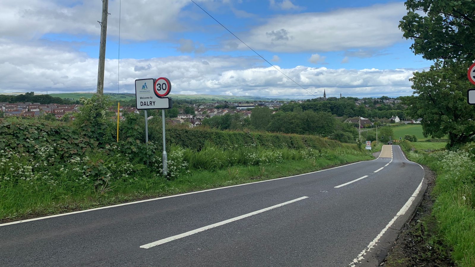 B714 in North Ayrshire