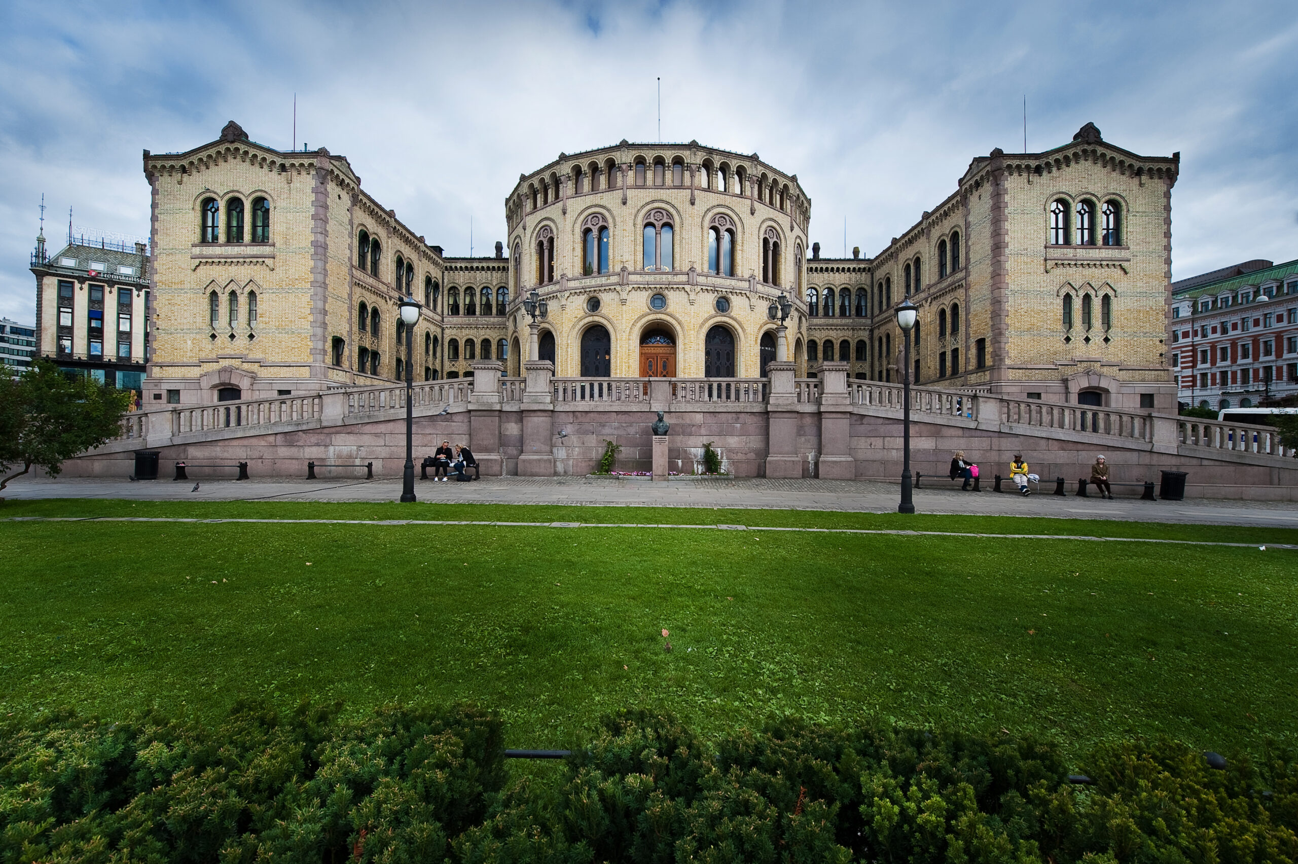 Vi bidrar: Stortinget oppgraderer tekniske anlegg i stortingsbygningen.