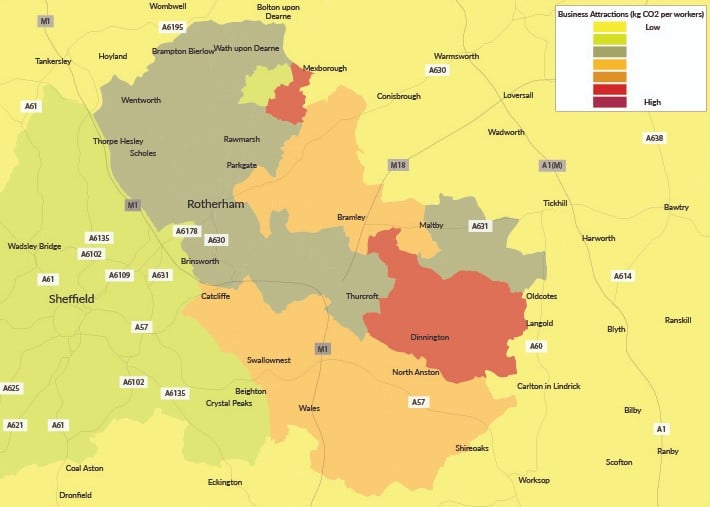 Rotherham transport CO2 emissions modelling & analysis