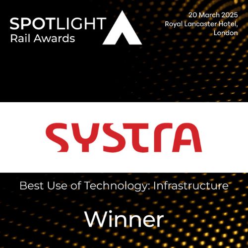 Spotlight Award win for SYSTRA Vision tool