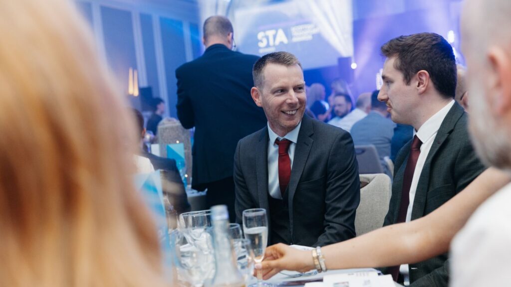 Laurence Venables, Associate at SYSTRA, at the Scottish Transport Awards 2026