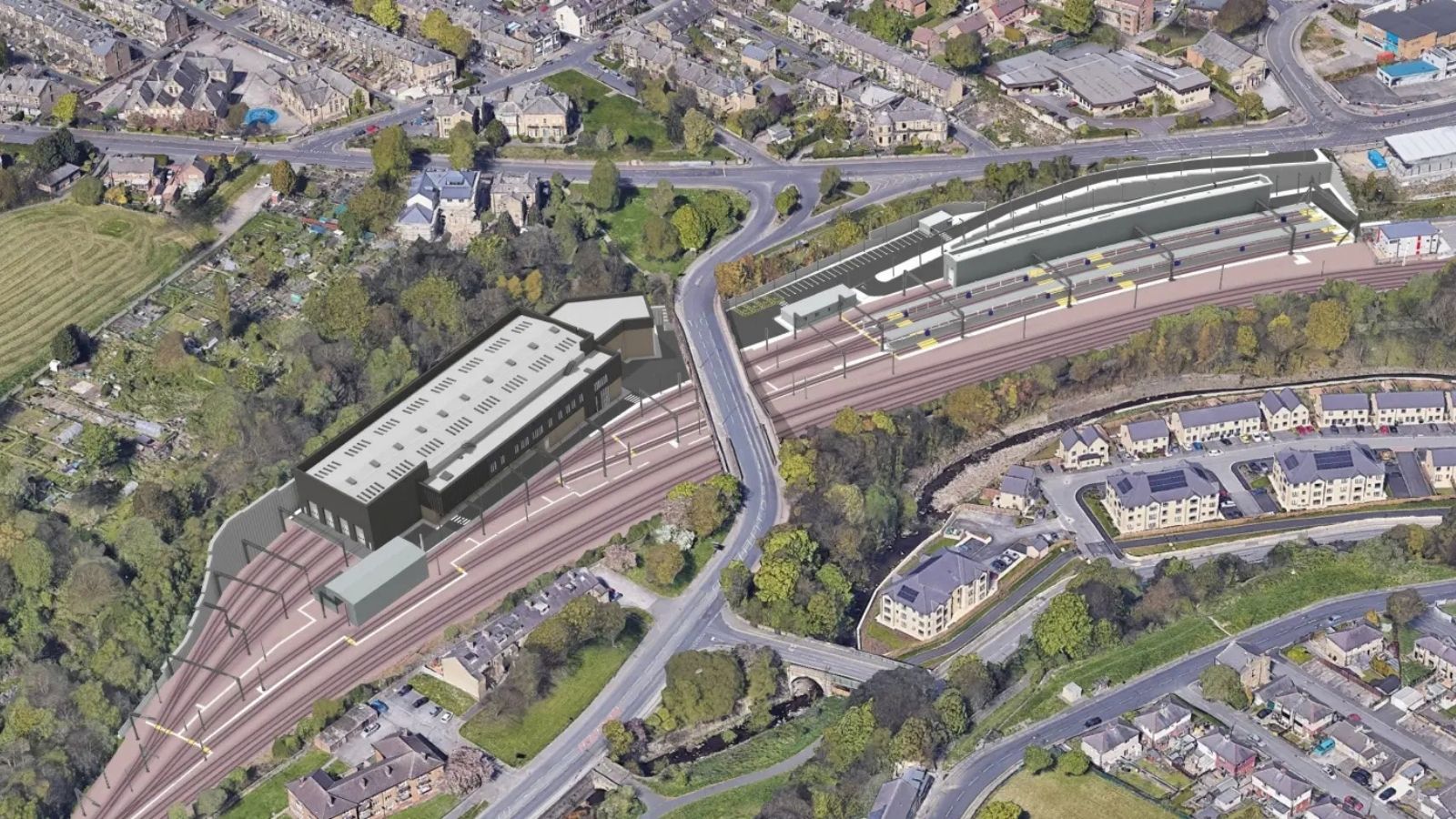 View of the Shipley TrainCare Centre
