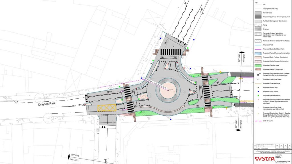 Detailed design of Highbury Fields Cycleway in Islington