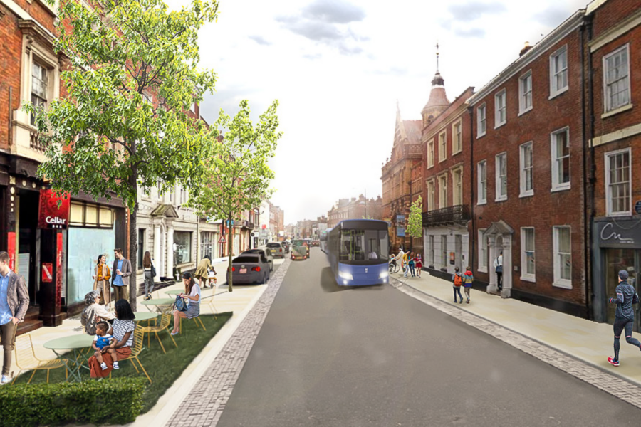 Developing a 20-year Local Transport Strategy for Worcester City Centre
