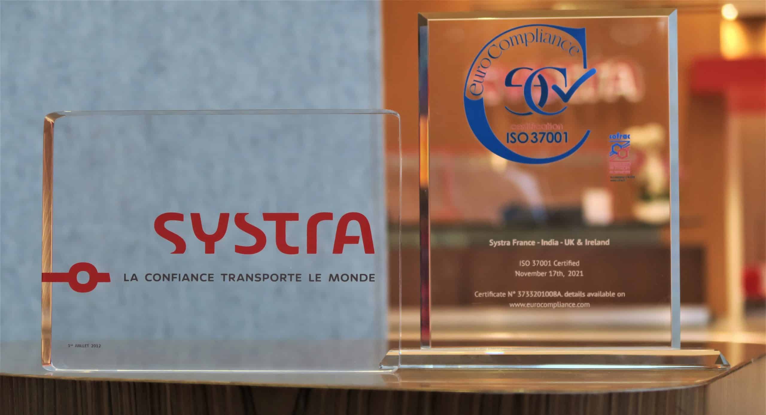 SYSTRA à nouveau certifié pour son système de management anti-corruption