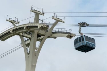 Téléo urban cable car in Toulouse – France
