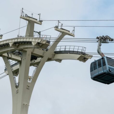 Téléo urban cable car in Toulouse – France