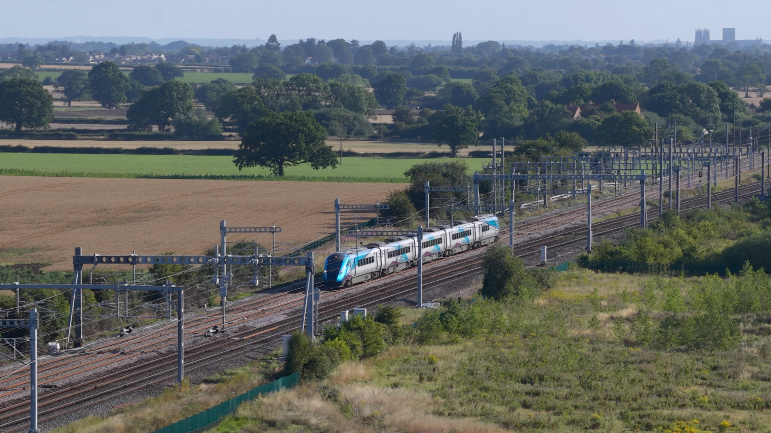 L’électrification du réseau Transpennine avance au Royaume-Uni