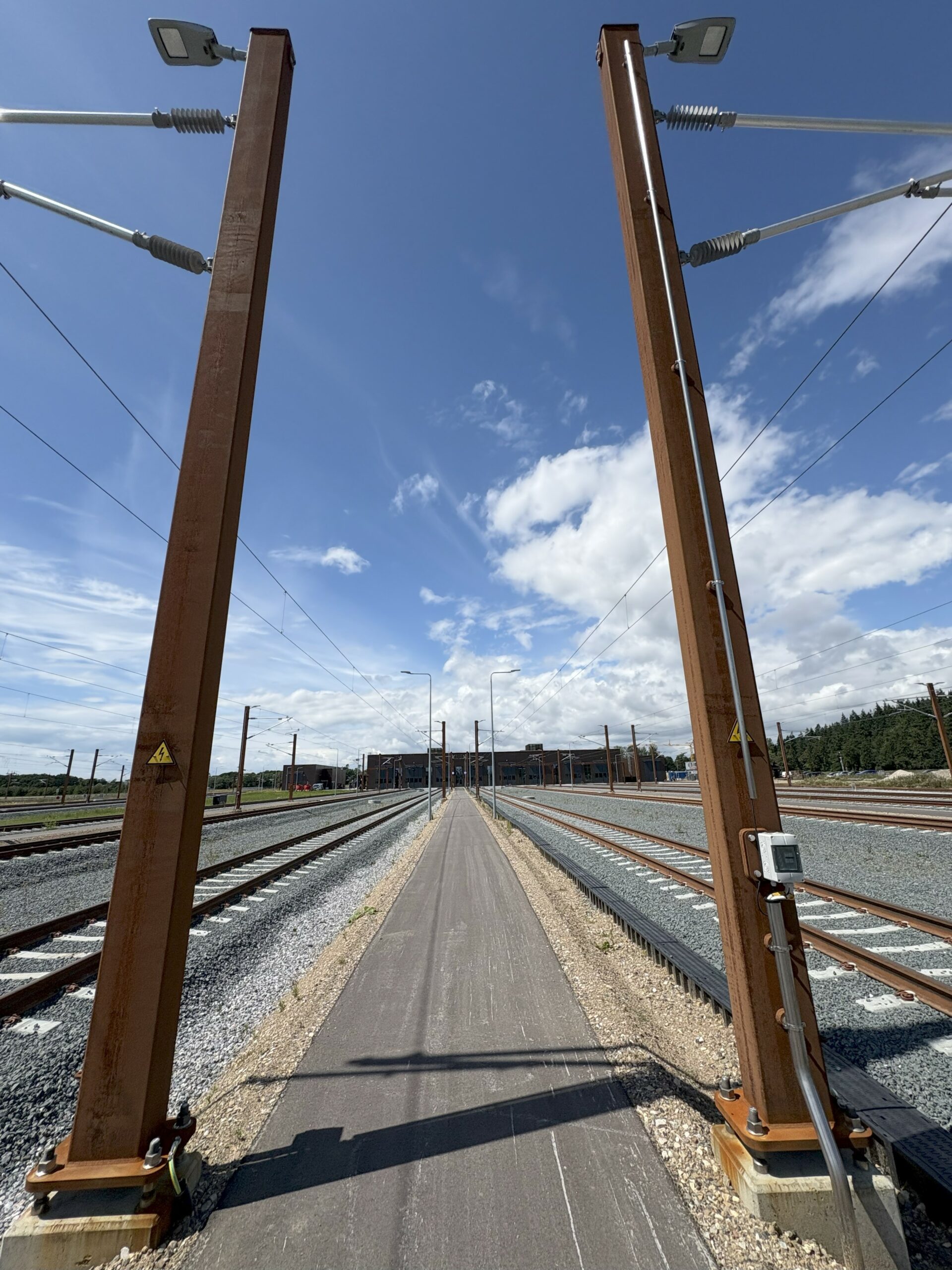 Un technicentre pour les trains du réseau suburbain de Copenhague
