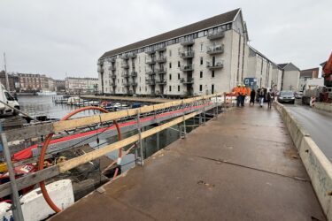 Historic bridge renovation in Denmark