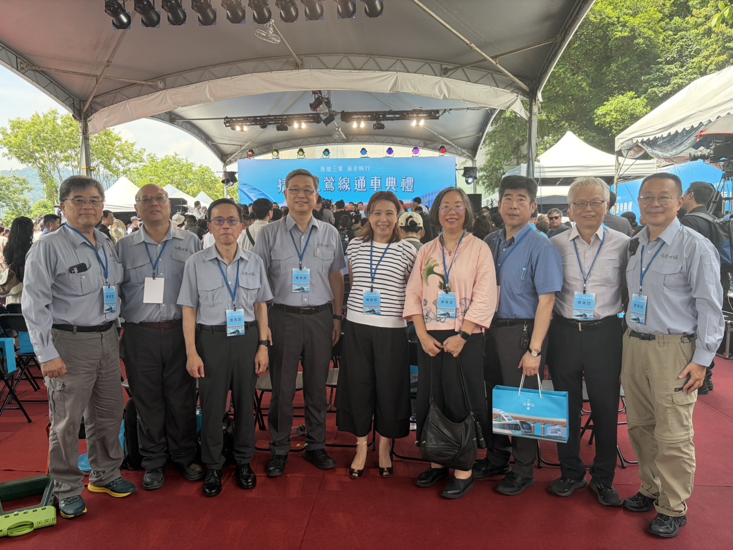 Inauguration of Sanying metro line in Taiwan